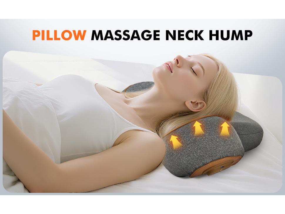 Ergonomic Cervical Spine Pillow with Heating & Massage for Neck Protection and Enhanced Sleep