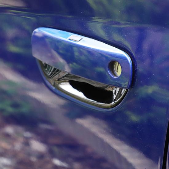 Exterior Door Handle Bowl Decor Cover Trim Bezels for Dodge Charger 2011+ Black