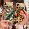 Lucky Orange Golden Koi For IPhone 17Pro Max 16 17 Pro oMax 15 Pro 14 13 Plus 12Mini 11ProMax XR 16E Air Golden Glass Phone Case