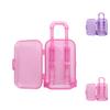 Mini Trunk Plastic 18-Inch Doll Luggage Case Travel Suitcase Trolley