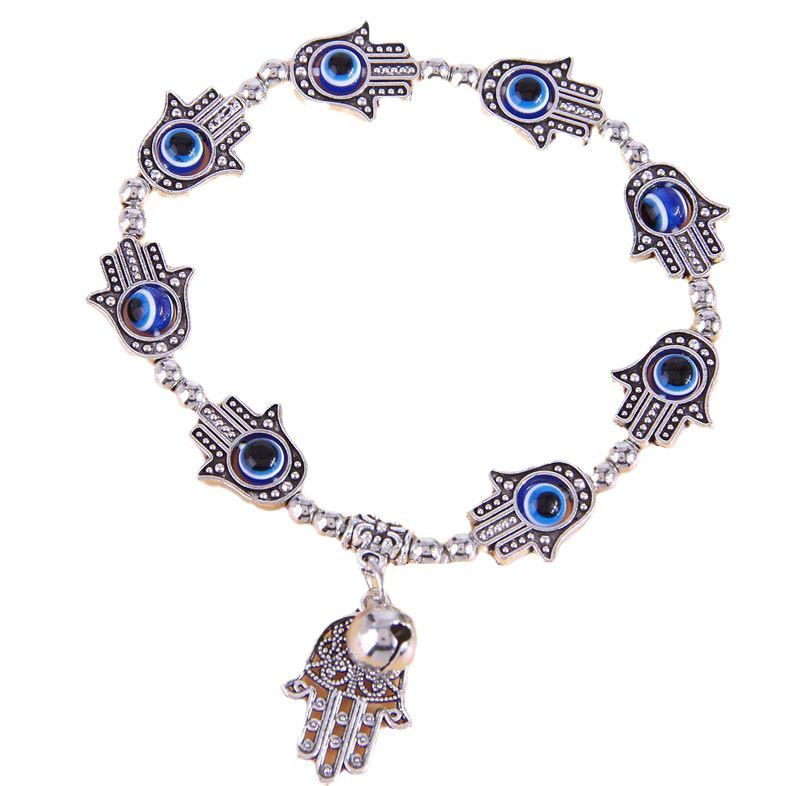 European & American Fashion: Simple Cool Hip-Hop Devil’s Eye Palm Bracelet for Women