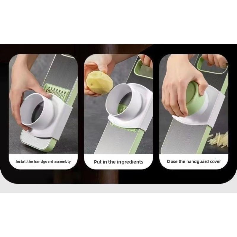 Multifunctional Cutting Tool Kitchen Shredder, Vegetable and Potato/radish Slicer, Hand-friendly Fine-slice Scraper, Wire-cutting Device