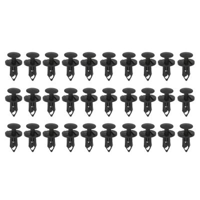 Nylon Bumper Fasteners Fender Rivet Clips 30PCS 8mm Universal Auto Clips & Fastener for Bumper