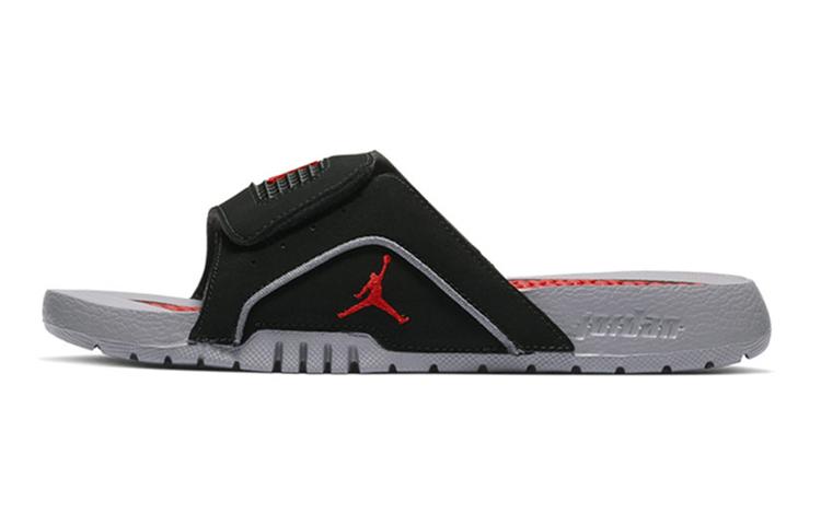 Jordan Hydro 4 Retro Slide GS  Black Cement Grey  532226-006 36