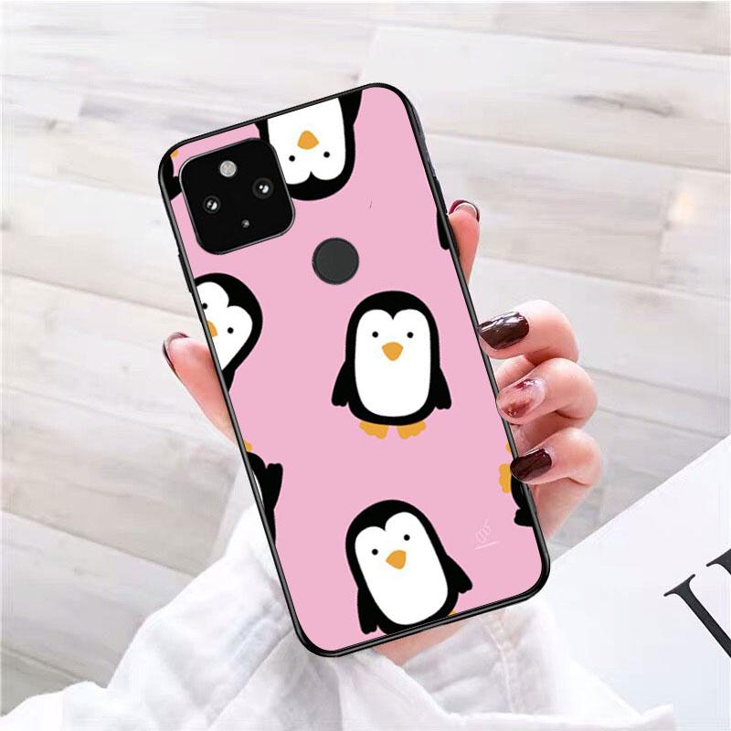 Urocze Etui na Telefon z Pingwinem dla Google Pixel 7 Pro 7 6A 6 Pro 5A 4A 3A Pixel 4 XL Pixel 5 6 4 3 XL 3A XL 2 XL