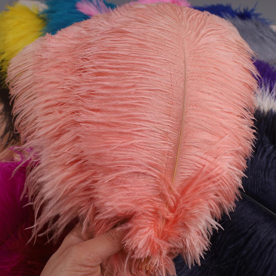 50pcs Ostrich Feathers for Crafts Wedding Decoration Handicraft Accessories Table Centerpieces Carnival Plumas Decor Wholesale