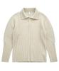 Akebteu Ps17 Pleated Collar Long Sleeve [Beige]