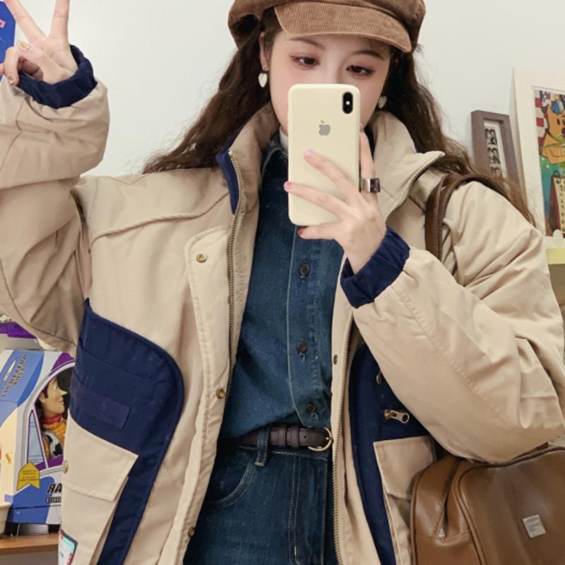 LOOKING4U CARA PARK Corduroy Newsboy Cap C1 Brown