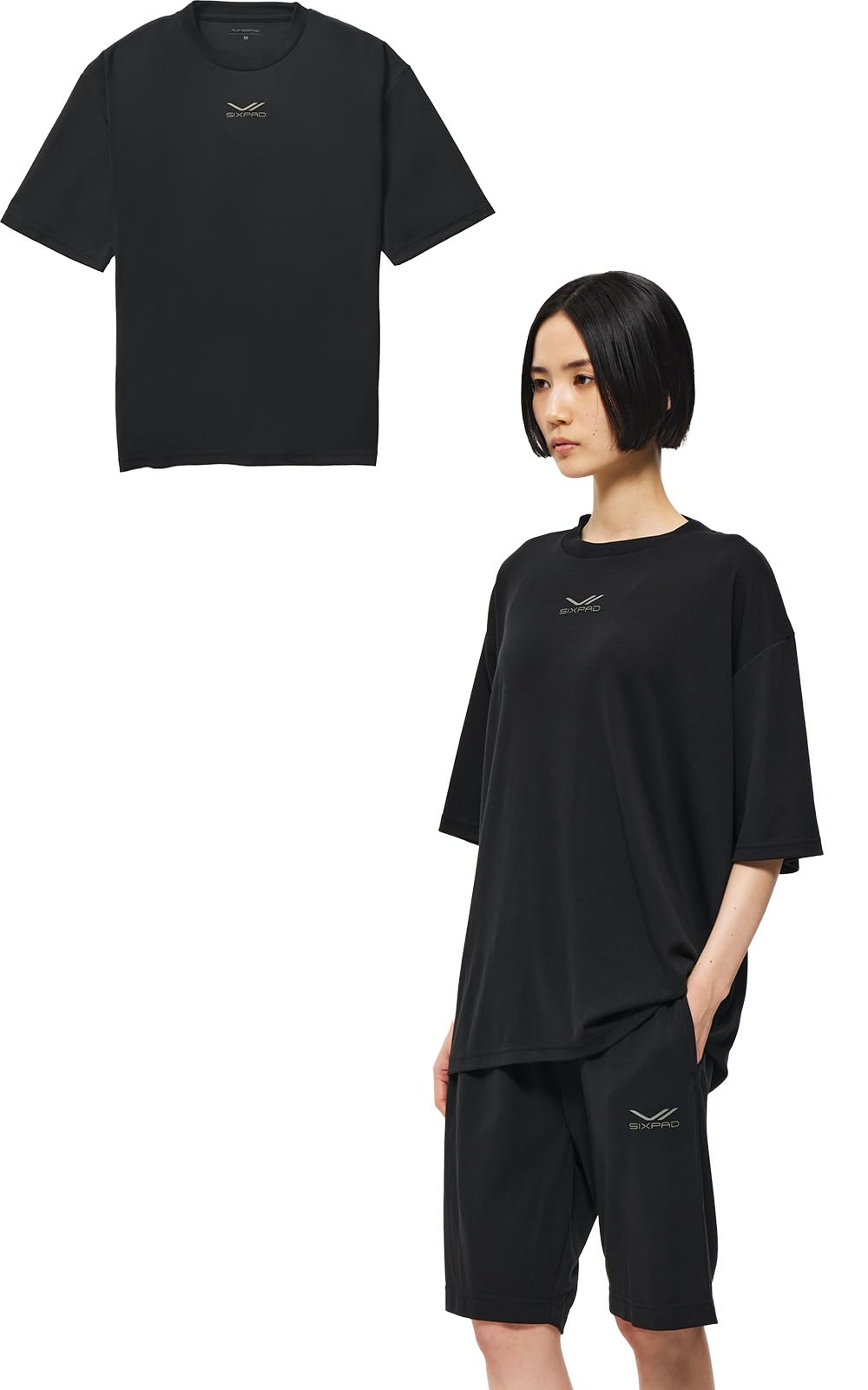 

Эксклюзивный официальный магазин SIXPAD Recovery Wear Шорты для сна [SIXPAD] (Топы, JP, Алфавит, M, (черный))