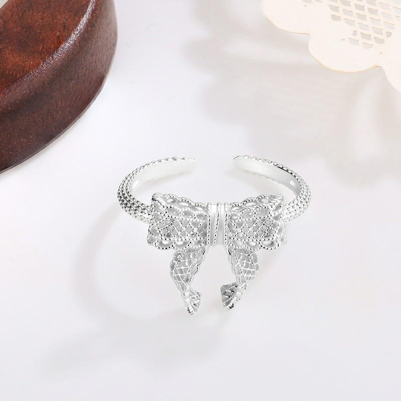 VENTFILLE 925 Sterling Silver Frosting Ring For Women Minimalist Irregular Versatile Fashion Elegant Jewelry Gift Dropshipping