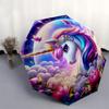 Einhorn Fantasy Thema 8 Rippen Hand-Automatik-Regenschirm, Kompaktes und Tragbares Design, Ein Perfektes Geschenk für Geburtstag, Weihnachten oder Geschäft