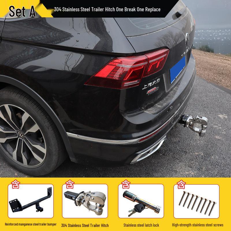 Reinforced Volkswagen Touareg, Touareg-L, Tiguan L Tow Hitch Upgrade Kit