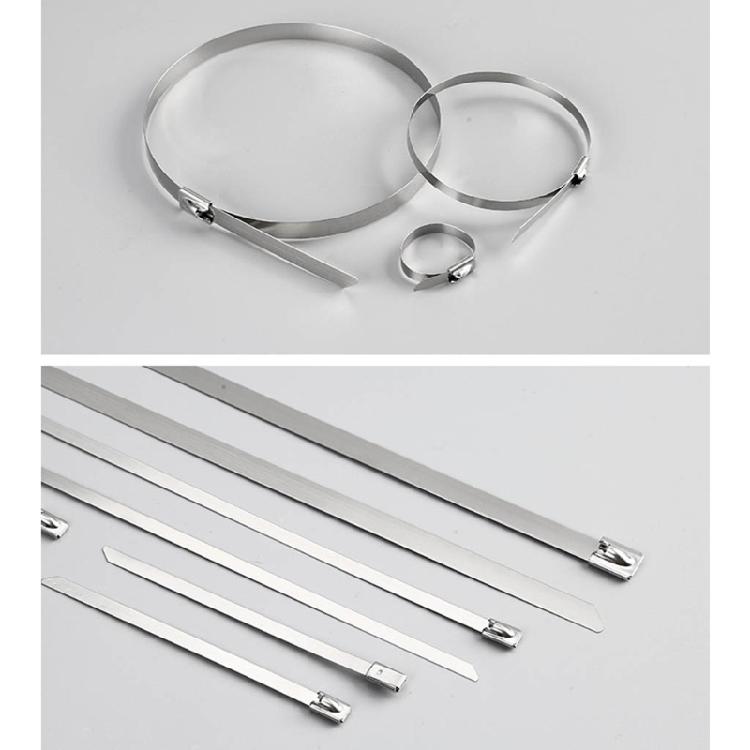 Strapazierfähige selbstverriegelnde Kabelbinder Perfekt für Verbindungsstellen/Zäune/Automobil 100 Stück