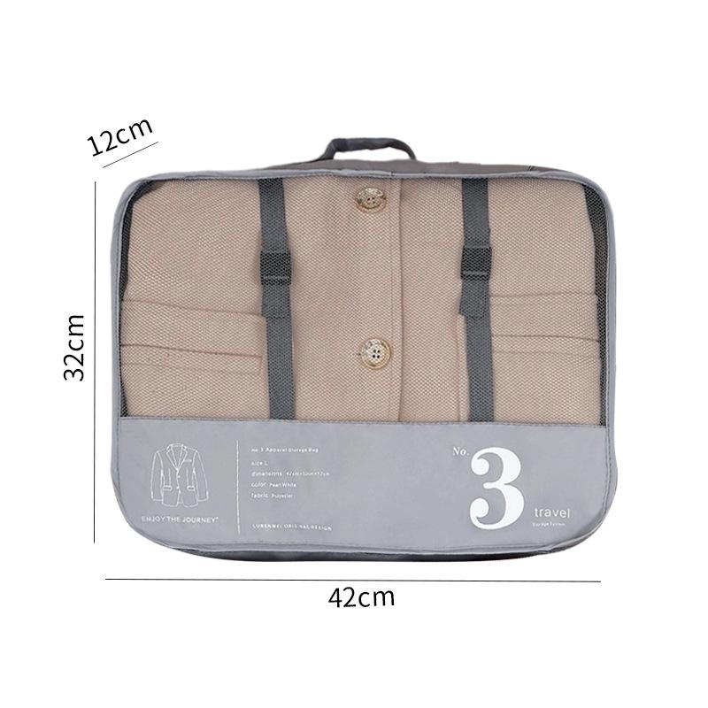 Storage Compression Bags Travel Sixpiece For Clothes And Underwear