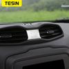 TESIN Auto Zentrale Klimaanlage Vent Dekoration Abdeckung Aufkleber Trim für Jeep Renegade 2016 Up Auto Styling Innen