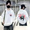 Kids Hoodie Sweatshirt Autumn Winter Streetwear Masked Boy Graphic Print Casual Loose Long Sleeve Tops