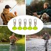 5Pcs Fishing Bobber Stopper Plastic Swivel Anti-collision Buffer Block Professional Universal Wire Protector Accessories Float Stopper Beans Fish