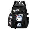 Fatty Shark Backpack: Lightweight, Cute, Large Capacity Schoolbag for Grades 3-6 Boys & Girls