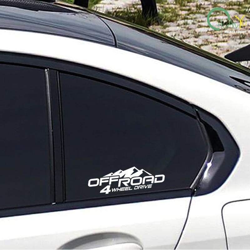 4X4 off-road car four-wheel drive reflective decoration car sticker body decal modification waterproof sticker