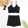 High Waist Bikini Swimsuit Women 2024 Push Up Bikini Floral Swimsuit Print Bikini Boxers Swimwear Swim Trunks Bathing Suit