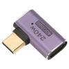 2PCS High Speed 240W Right Angle Adapter 40Gbps 8K 60HZ USB C Female Adapter LED Light USB C Female To Female Adapter Laptop