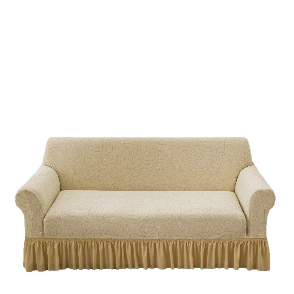 Skirt Sofa Cover All-Inclusive Universal Four-Season Universal Three Or Four-Person Living Room Elastic Fabric Sofa Cover