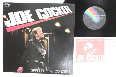 LP Record JOE COCKER  Spirit Of Live Concert 25S35 CASABLANCA 1981 Japan Rock Used