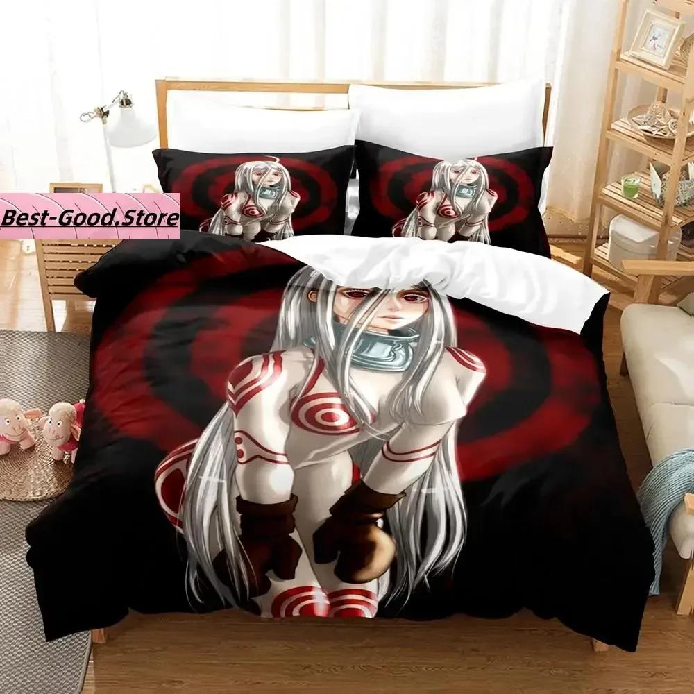 Comforter Deadman Wonderland Bedding Set Single Twin Full Queen King Size Bed Set Aldult Kid Bedroom S 3D Cama De Casal