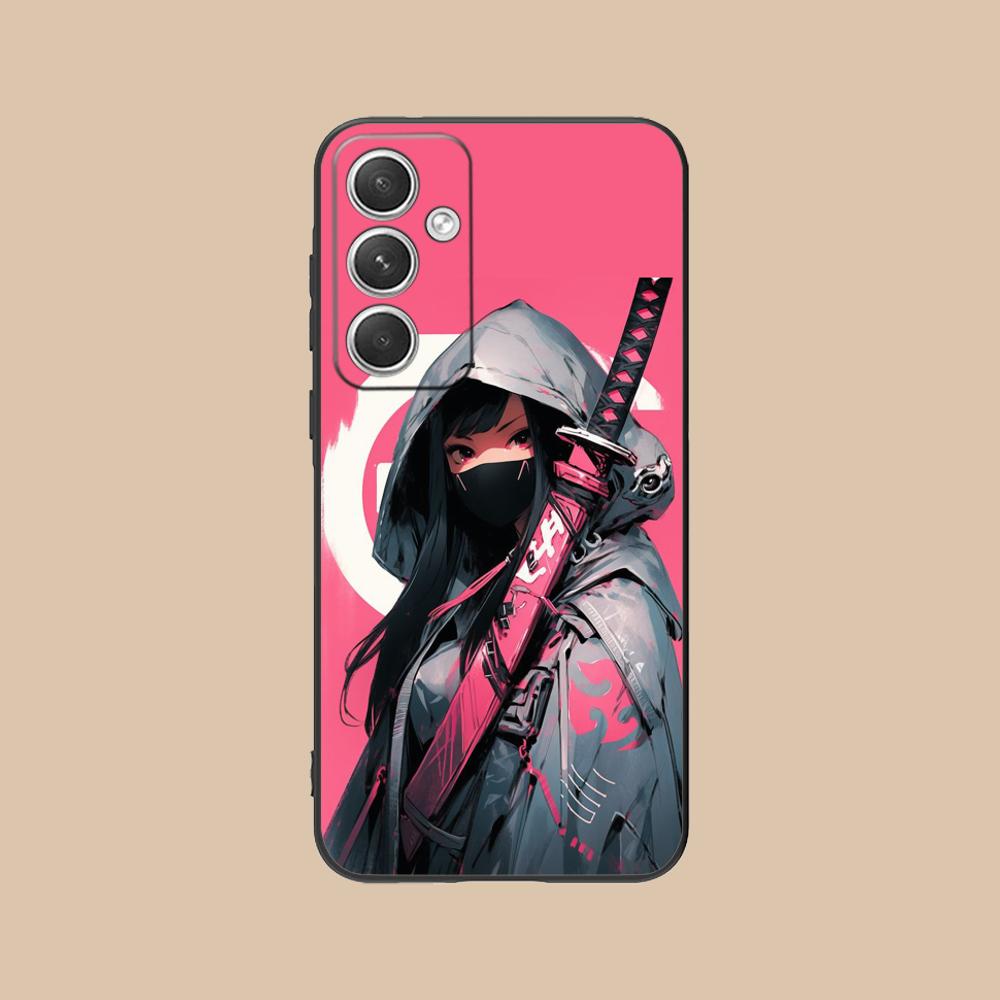 Anime Girl Mobile Phone Case for Samsung Galaxy S26 S25 S24 S23 S22 S21 S20 Note20 Plus FE Ultra Colorful Cover Luxury