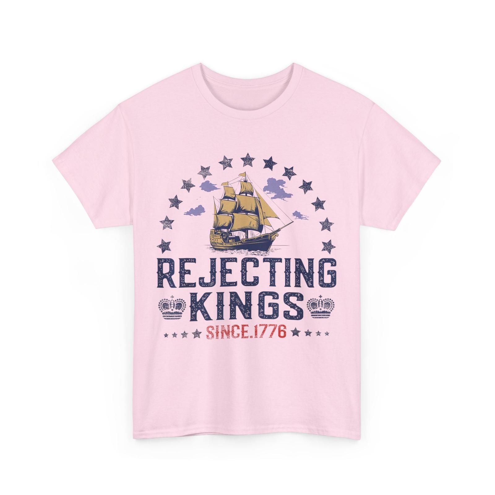 Rejecting Kings Since 1776 Shirt, No Kings Men Vintage Shirt XXXL