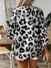 2026 European & American Leopard Print Fashion Women's Shirt