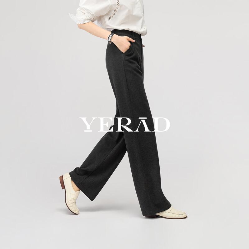 Yalida Women s Drapey Straight-Leg Wide-Leg Trousers 31