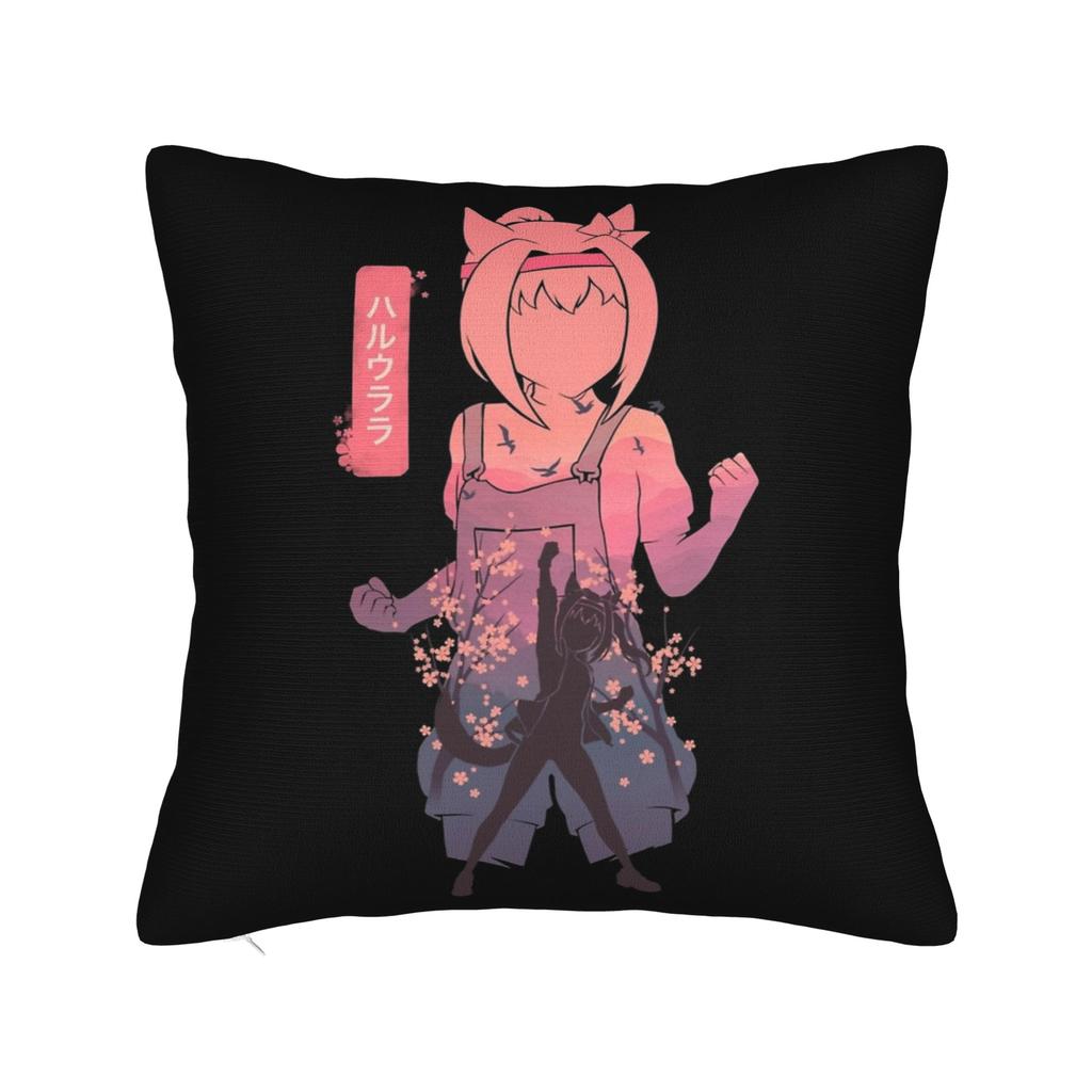 Manhattan Cafe Uma Musume Anime Pillowcase Printing Cushion Cover Gift  Throw Pillow Case Cover Car Zippered