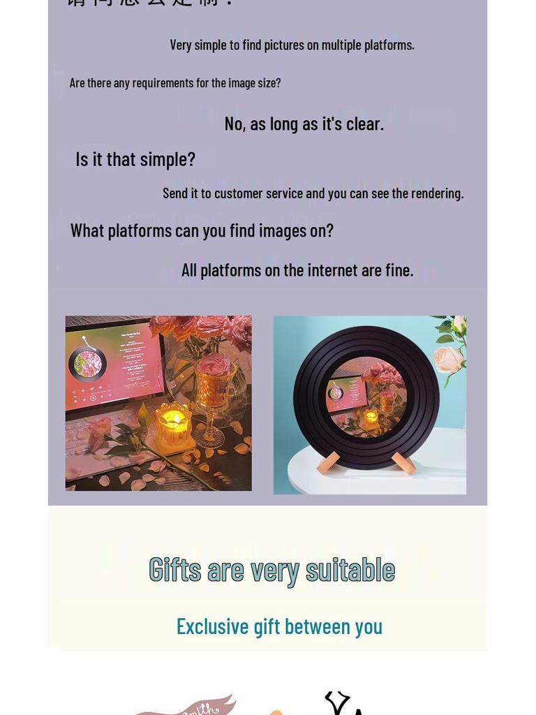 Sunset Romance Vinyl Ornament: Personalized Home Decor Gift