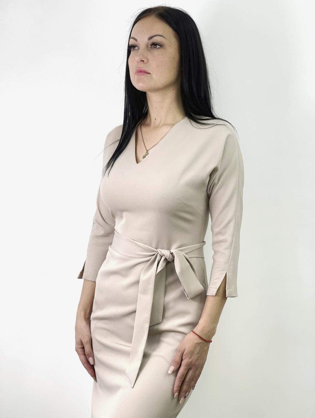 

Сукня суцільнокройний рукав Inedit 0190 XL бежевий