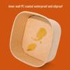 Disposable Kraft Food Packaging Boxes with PP Lids