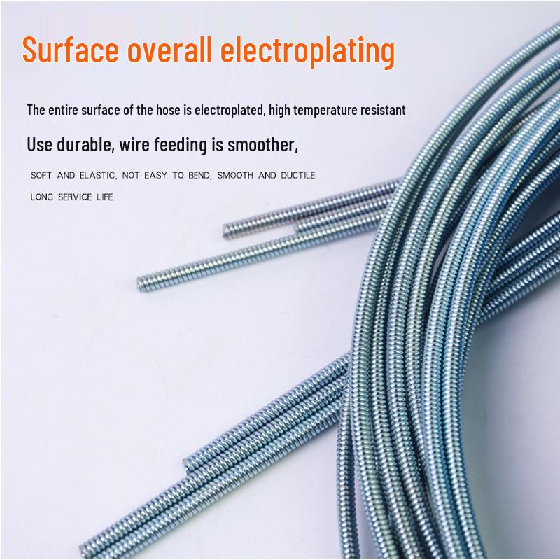 Podávací hadice drátu pro MIG svařovací pistoli: Svařovací hadice a pružina s ochranným plynem pro podavače drátu 200A/350A/500A