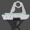 Wide Mouth Adjustable Wrench Wide Jaw, Comfortable Handle for Plumbing Projects