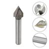 6x10mm 60 Degree V Shape Milling Cutter Chamfer End Mills Woodworking Router Bit Milling Router Bit Trimming Machine Cutter