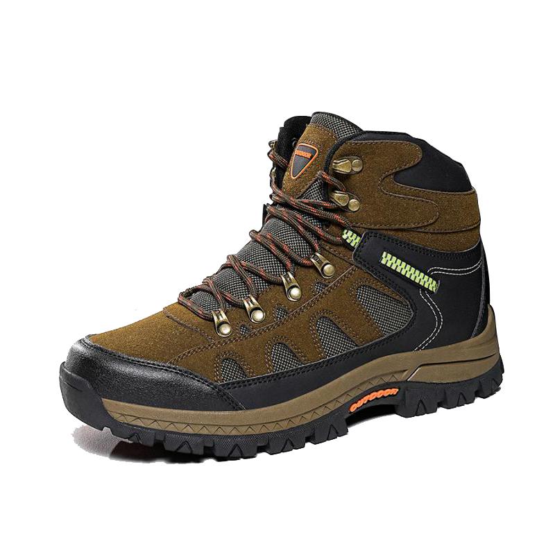 

Autumn and Winter New High Top Outdoor Mountaineering Shoes Men s Large Sports Shoes Outdoor Travel Hiking Footwear 39-47 39