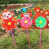 Lovely Cartoon Handmade Windmill Wind Spinner Kids Toys Yard Garden Decor