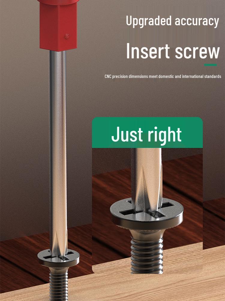 Dual-Use Flathead & Phillips Magnetic Screwdriver Set with Awl