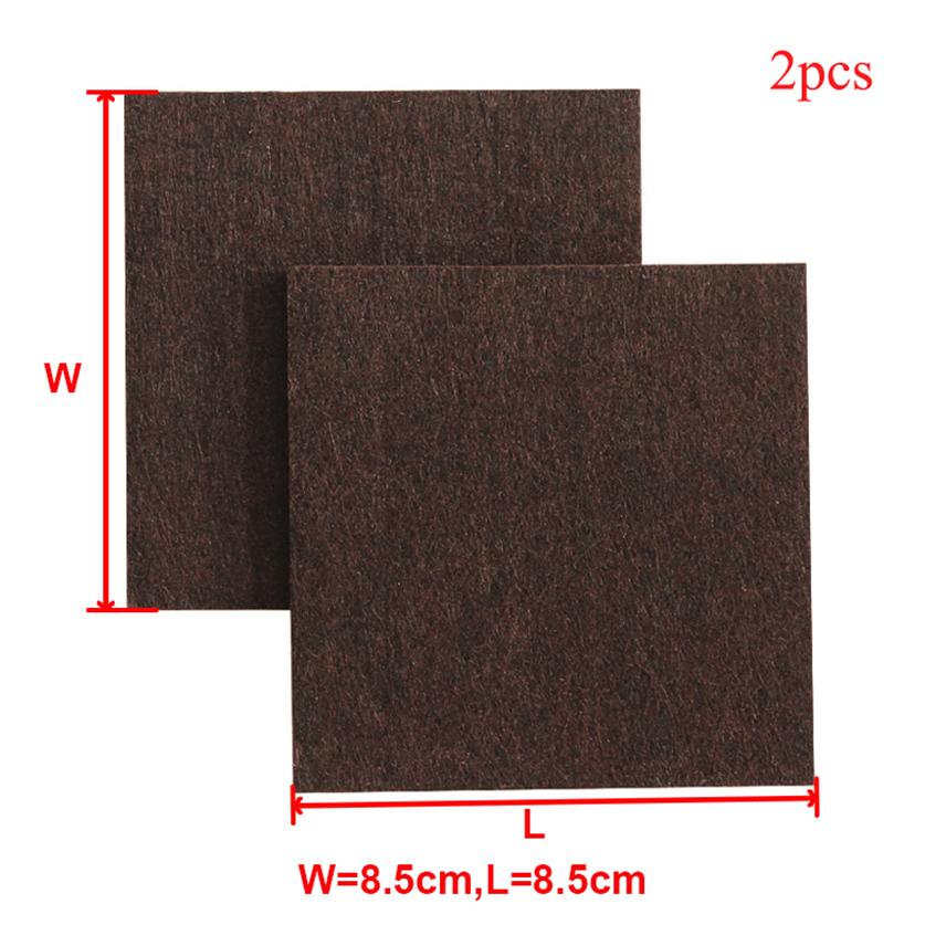Self Adhesive Felt Chair Leg Protectors Chair Pad Furniture Feet Mute Chair Stoppers Anti-Slip Pad Round Table Foot Caps for Leg