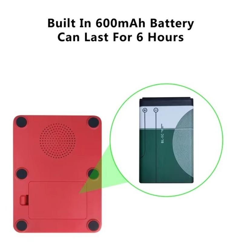 Mini Arcade A6 Retro Arcade Game Console Mini Palm Arcade Joystick Shaking Platform Double Edition