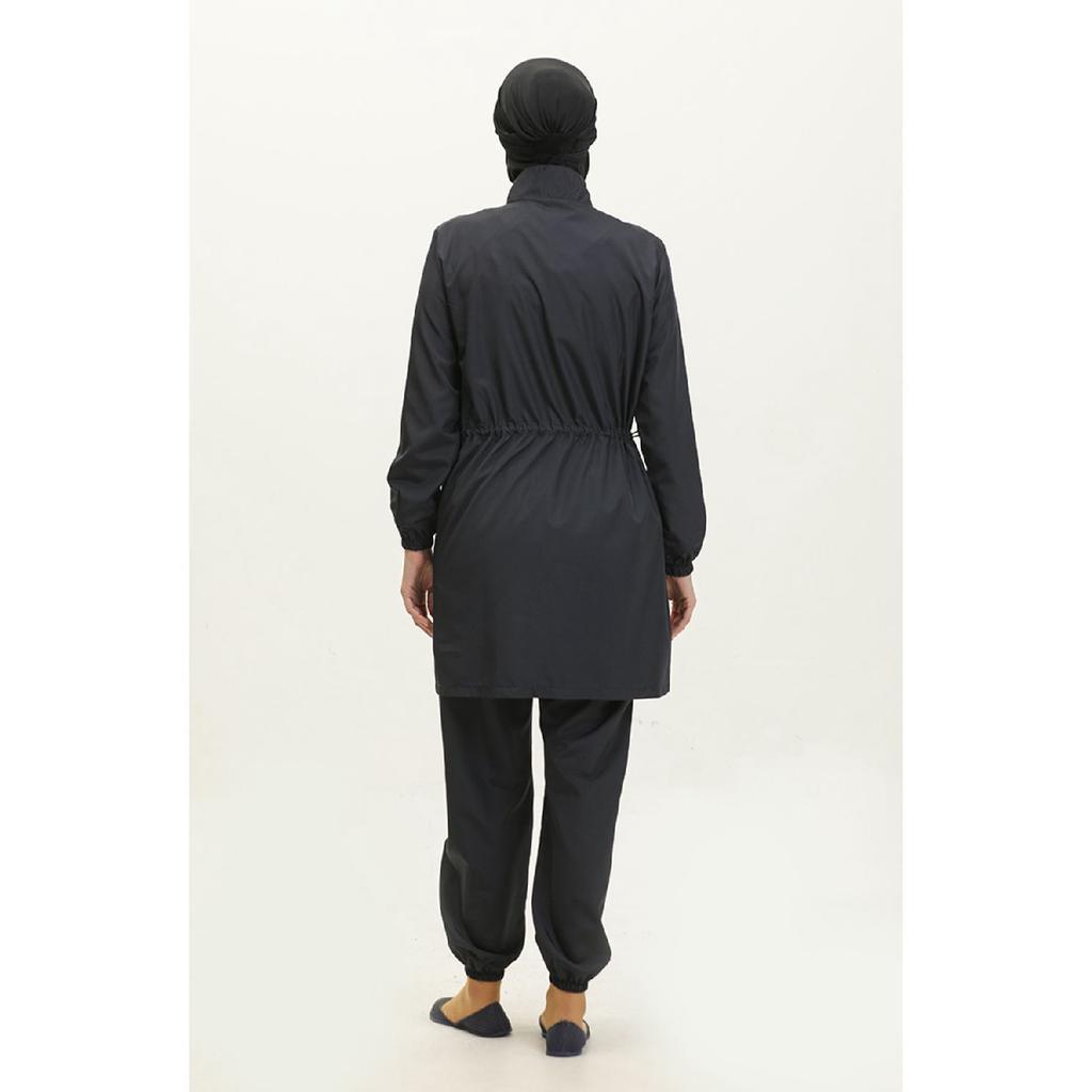 Hijab-Badeanzug mit Tasche 5035-01 Marineblau