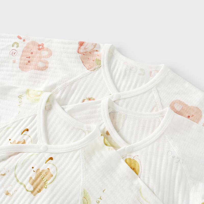 TONGTAI Baby Pure Cotton Summer Kimono Bodysuit