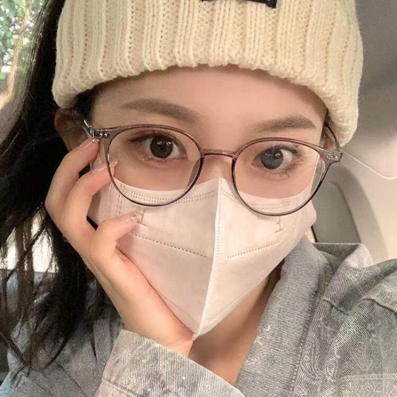 1pc Men And Women Round Anti Blue Glasses Computer Frame Optical Lenses New Arrival Office Gifts