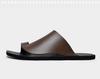 Unisex Large Summer Retro Non-Slip Roman Sandals with Toe-Covered Flat Bottom