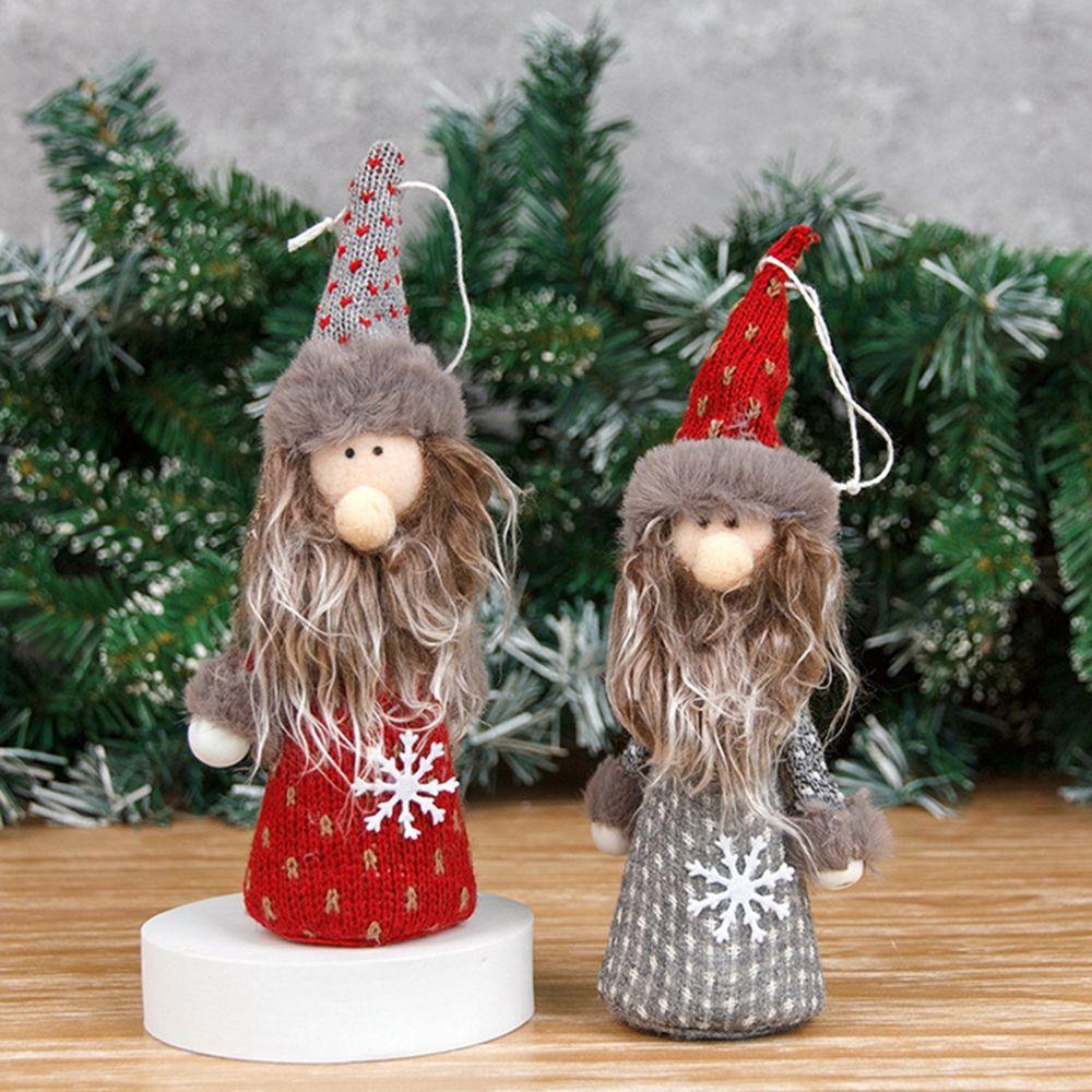 pcs Angel Ornament Fabric Art Cartoon Hanging Ornament Christmas Gift Rudolph Doll Xmas Tree Decor