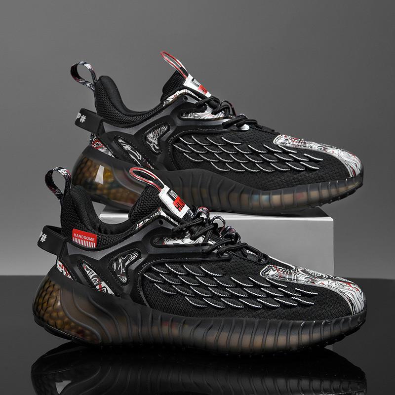 

Sneakers Men s Four Seasons Guochao Medium Fish Scale Fluorescent Men s Tide Shoes Running Casual Men s Shoes sn 45